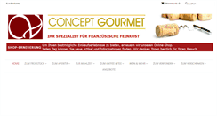 Desktop Screenshot of concept-gourmet.com